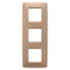 GEWISS - GEWGW16127VX PLACCA ONE INT.2+2+2M V RAME CHIARO