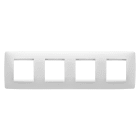 GEWISS - GEWGW16128TB PLACCA ONE INT.2+2+2+2M O.BIANCO