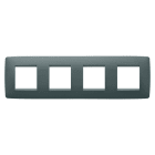 GEWISS - GEWGW16128VZ PLACCA ONE INT.2+2+2+2M O OTTANIO