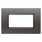 GEWISS - GEWGW16204XF PLACCA LUX 4M METALLO CANNA FUCILE