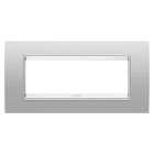 GEWISS - GEWGW16206XR PLACCA LUX - IN METALLO - 6 POSTI - MAGNETIC GRAY - CORNICE MAGNETIC GRAY OPACO - CHORUSMART
