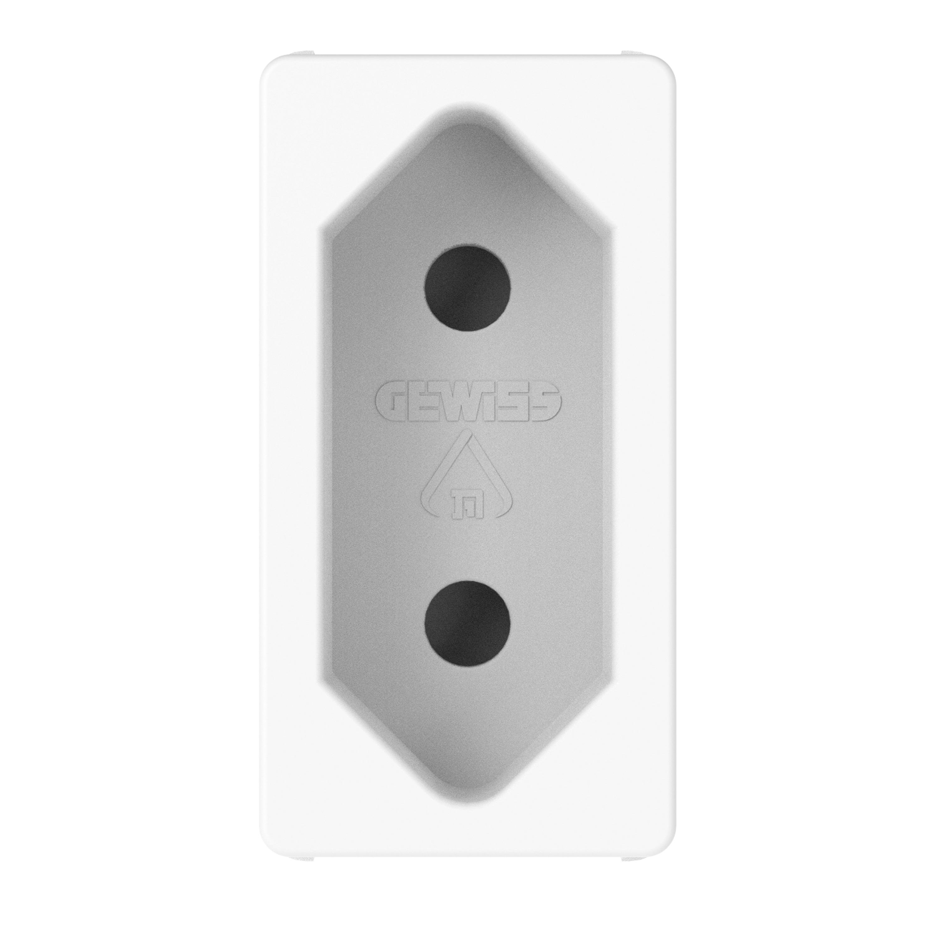 GEWISS - GEWGWC20320 PRESA 2P 10A STD ISRAELIANO BIANCO