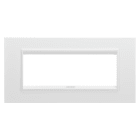 GEWISS - GEWGW16206YB PLACCA LUX - IN TECNOPOLIMERO - 6 POSTI - BIANCO MONOCHROME - CHORUSMART