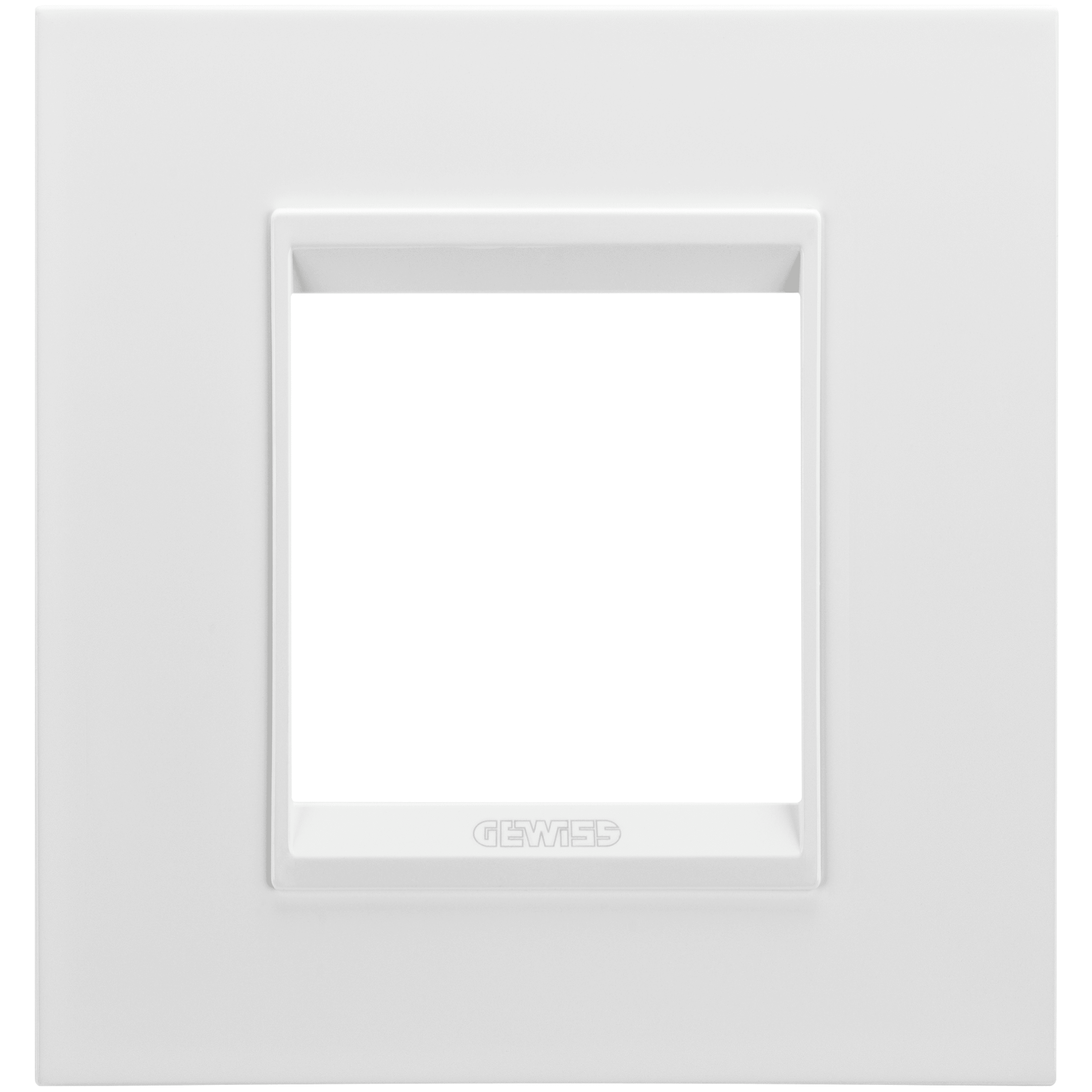 GEWISS - GEWGW16222XW PLACCA LUX INT.2M MET.BIANCO SATINATO