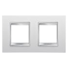 GEWISS - GEWGW16223TB PLACCA LUX INT.2+2M O.BIANCO