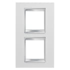 GEWISS - GEWGW16224TB PLACCA LUX INT.2+2M V.BIANCO
