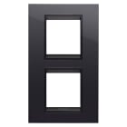 GEWISS - GEWGW16224YN PLACCA LUX INT.2+2M V NERO TONER LAVY