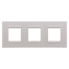 GEWISS - GEWGW16226XL PLACCA LUX INT.2+2+2M O.MET.NAT.BEIGE
