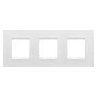 GEWISS - GEWGW16226XW PLACCA LUX INT.2+2+2M O MET.BIANCO SAT.