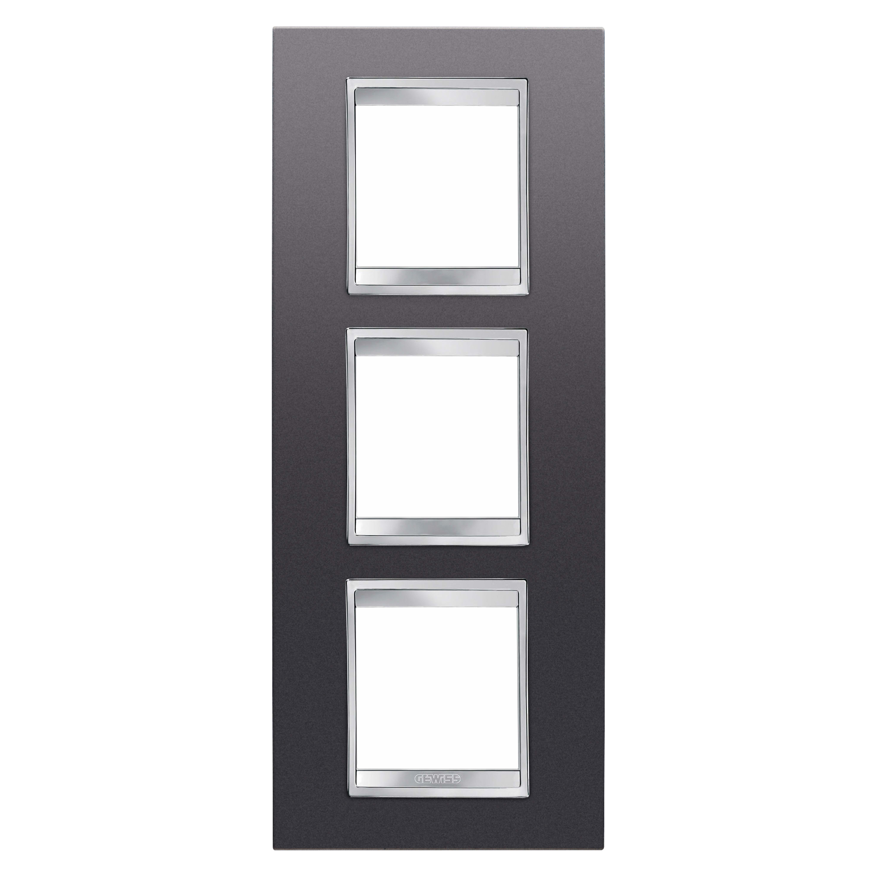 GEWISS - GEWGW16227VA PLACCA LUX INT.2+2+2M V.ARDESIA