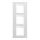 GEWISS - GEWGW16227YB PLACCA LUX INT. 2+2+2M V.MONOCHROME BIAN