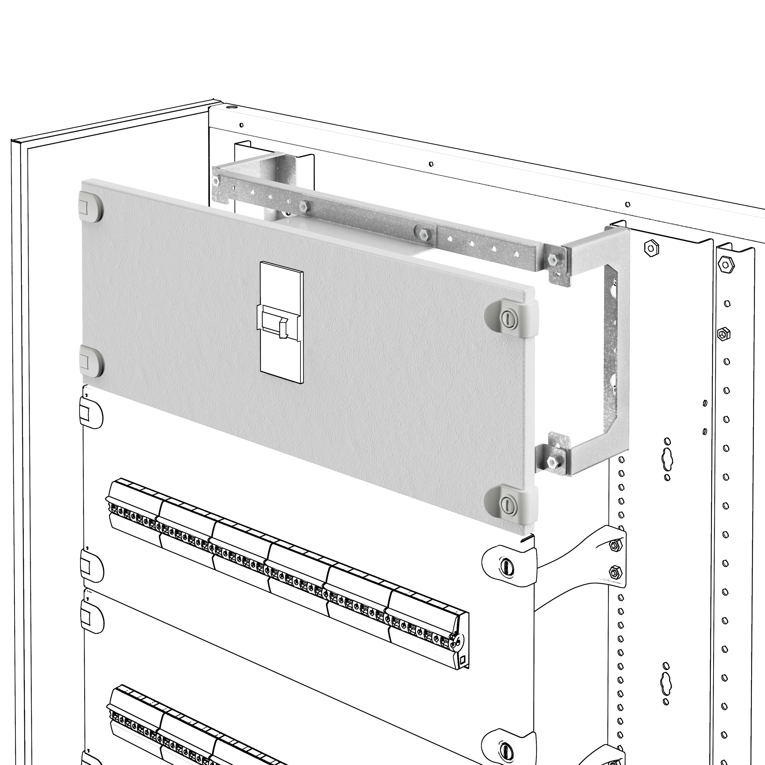 GEWISS - GEWGWD3510 KIT MSX/D125 850X200 ORIZ FISSO