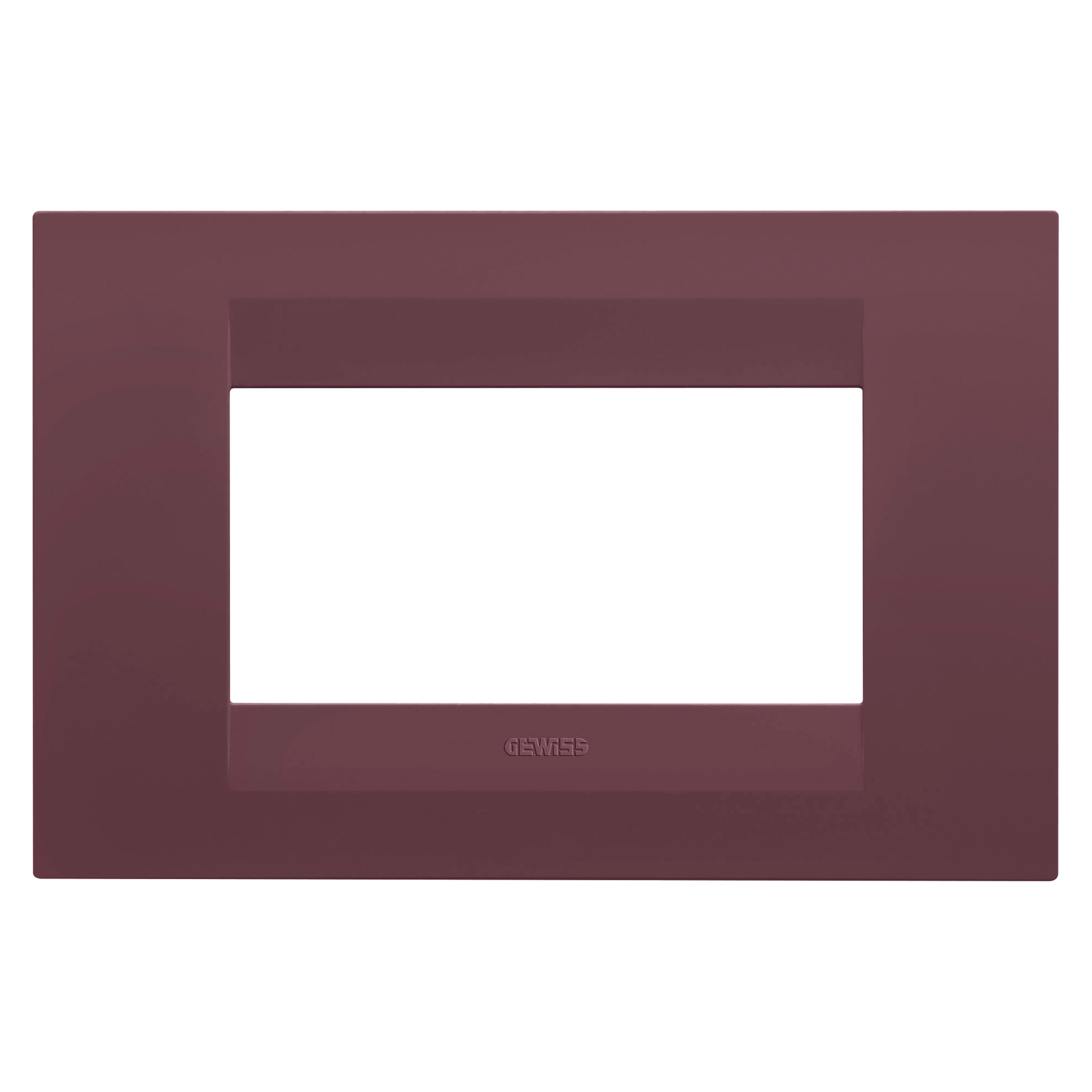 GEWISS - GEWGW16404VD PLACCA GEO 4M TUSCAN RED