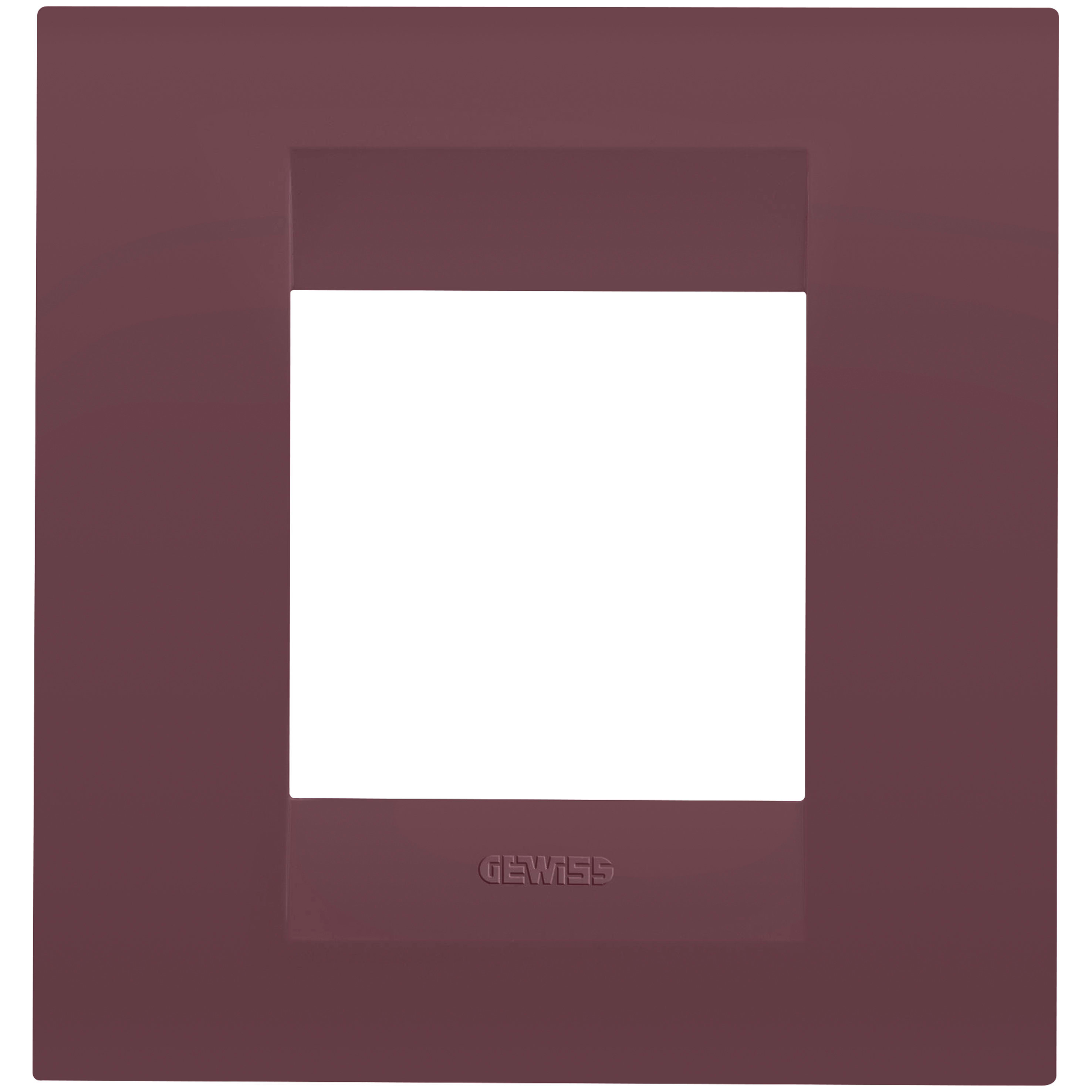 GEWISS - GEWGW16422VD PLACCA GEO INT.2M TUSCAN RED