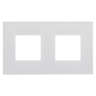 GEWISS - GEWGW16423VW PLACCA GEO INT.2+2M O BIANCO SATINATO