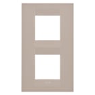 GEWISS - GEWGW16424TC PLACCA GEO INTERNATIONAL - IN TECNOPOLIMERO - 2+2 POSTI VERTICALE - CANAPA- CHORUSMART