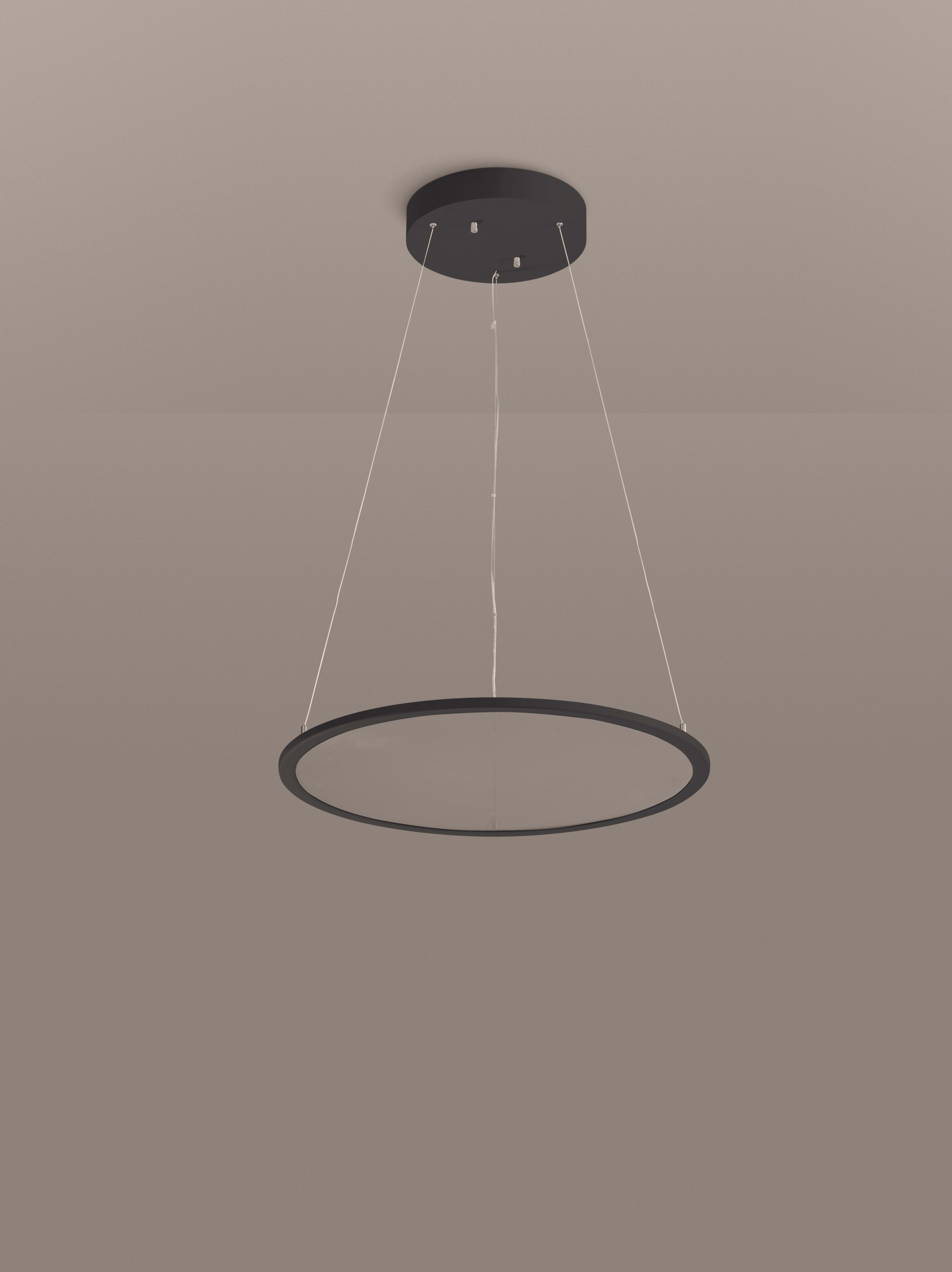 SICOM - SOL7004138 SIRIO LED PANEL TWIST ROUND NERO 58-840-