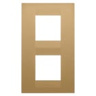 GEWISS - GEWGW16424VO PLACCA GEO INT.2+2M V ORO