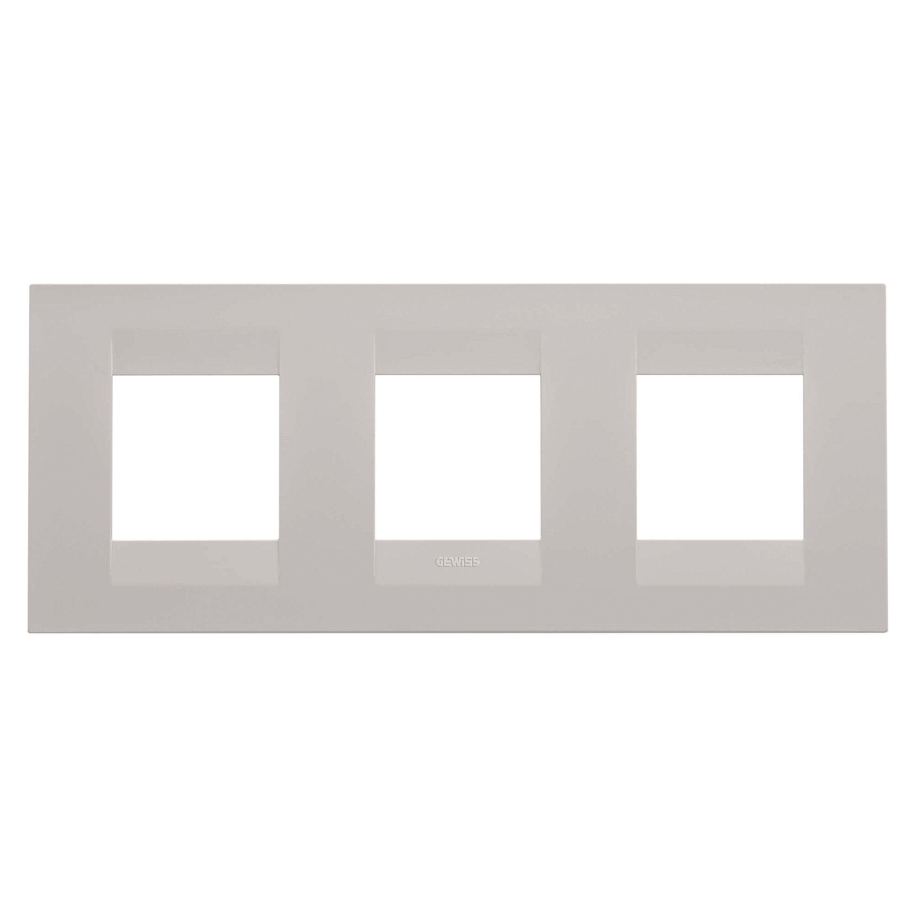 GEWISS - GEWGW16426VL PLACCA GEO INT.2+2+2M O NAT. BEIGE