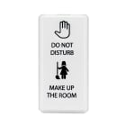 GEWISS - GEWGW20651 COMMUTATORE - 1P 10AX - NEUTRO - DND+MUR - 100W - 1 MODULO - SYSTEM WHITE