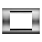 GEWISS - GEWGW22252 PLACCA 2M CROMO SOFT SYSTEM VIRNA