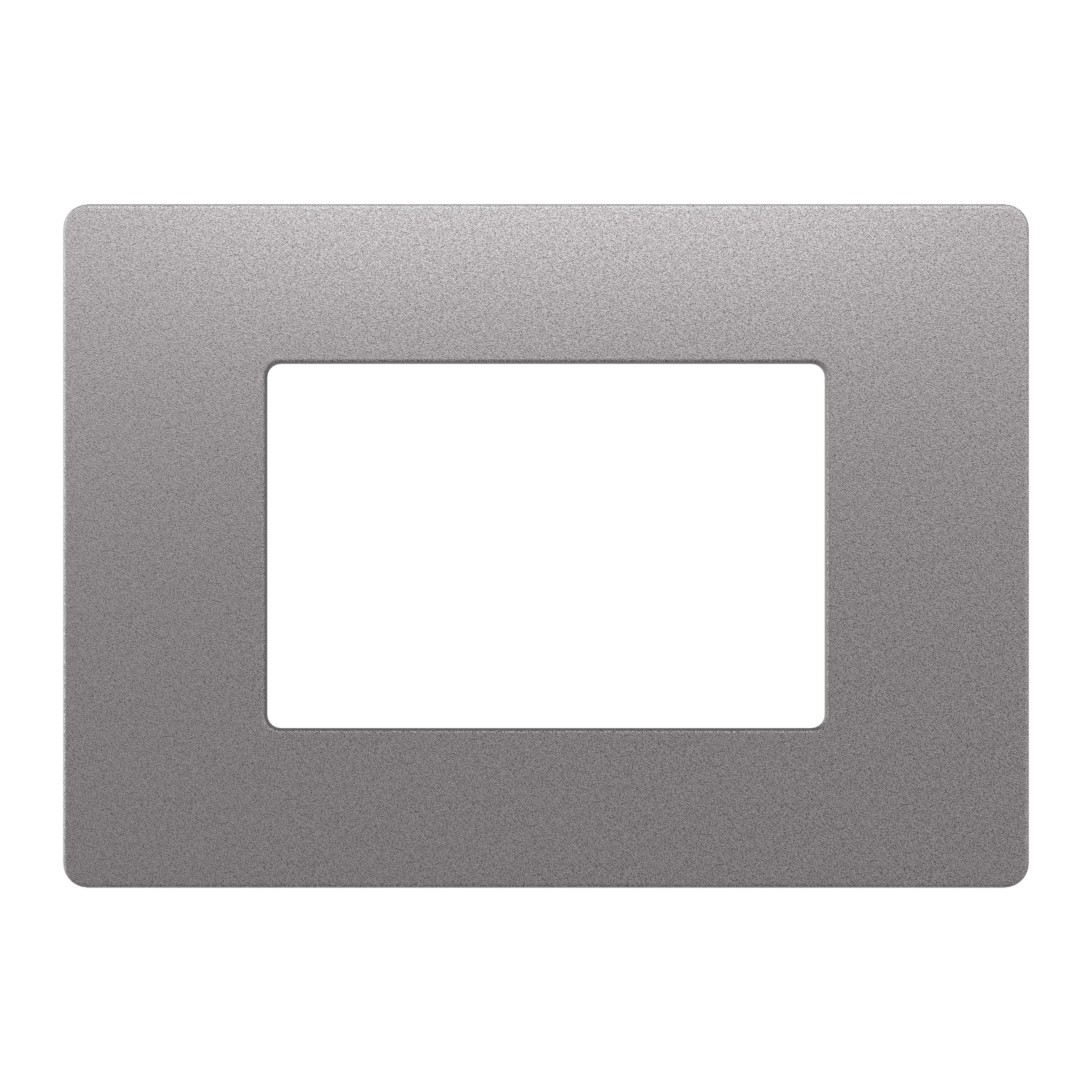 GEWISS - GEWGWC25103VFU PLACCA 3M GRIGIO FUMO MATERICO