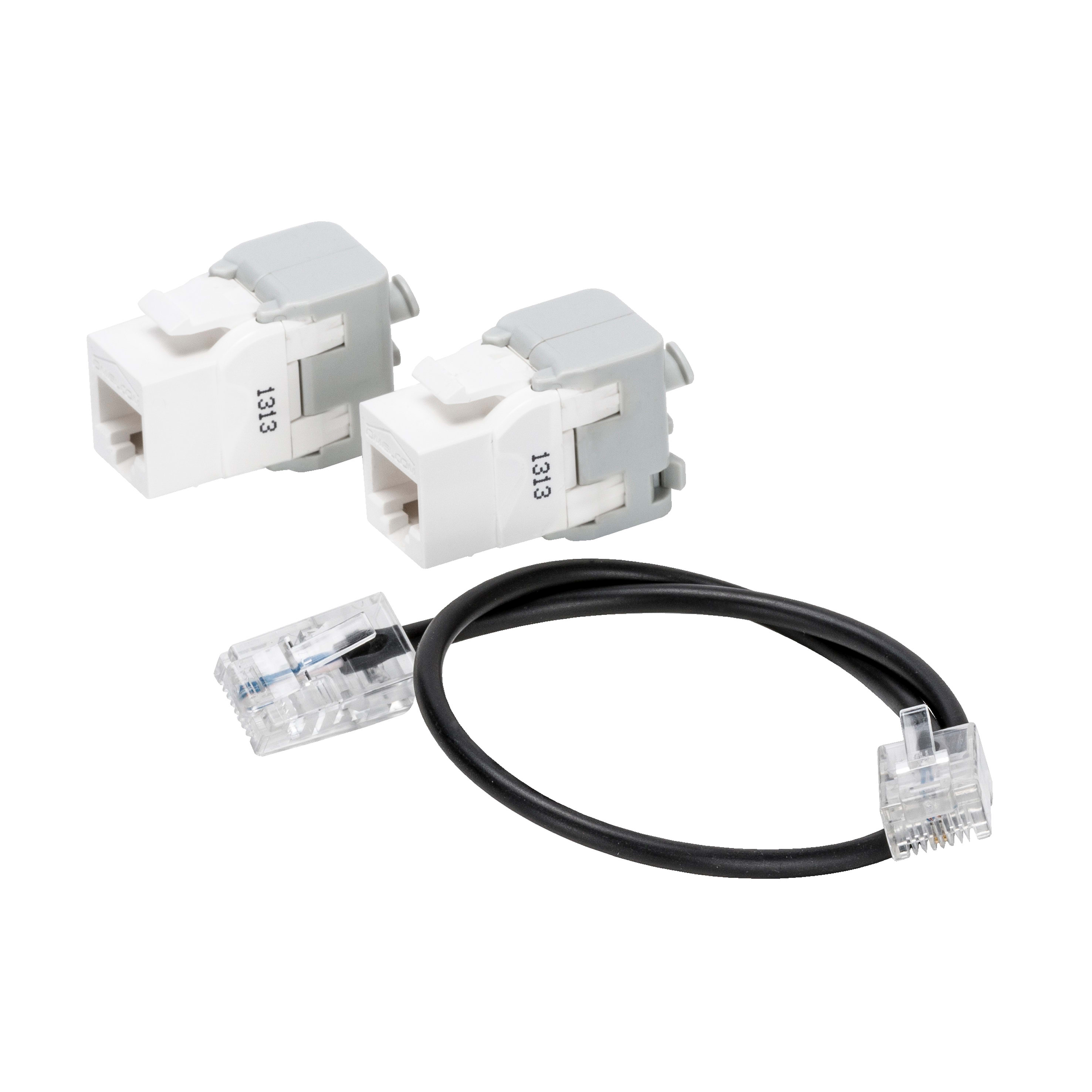 GEWISS - GEWGW40596 KIT ESPANSIONE 2 CONNETTORI RJ45 - CAT.5E UTP