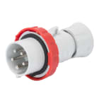 GEWISS - GEWGW60745H SPINA MOBILE DIRITTA HP - IP66/IP67/IP68/IP69 - 3P+N+T 16A 440-460V 60HZ - ROSSO - 11H - CABLAGGIO A VITE