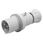 GEWISS - GEWGW60732H SPINA MOBILE DIRITTA HP - IP44/IP54 - 3P+T 32A TRASFORMATORE 50/60HZ - GRIGIO - 12H - CABLAGGIO A VITE