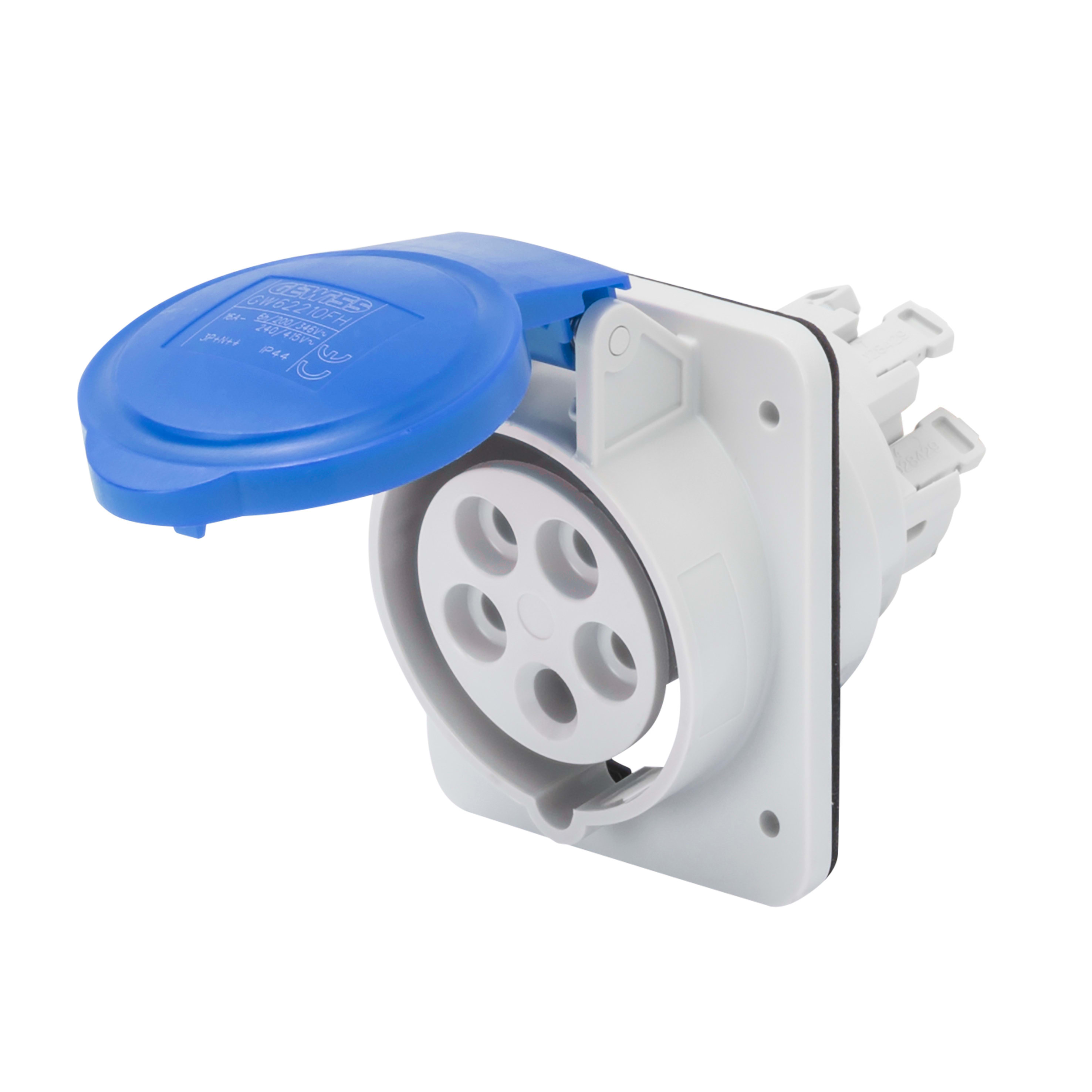 GEWISS - GEWGW62207FH PR.INC.10 HP IP44 3P+N+T 16A 230V 9H CR