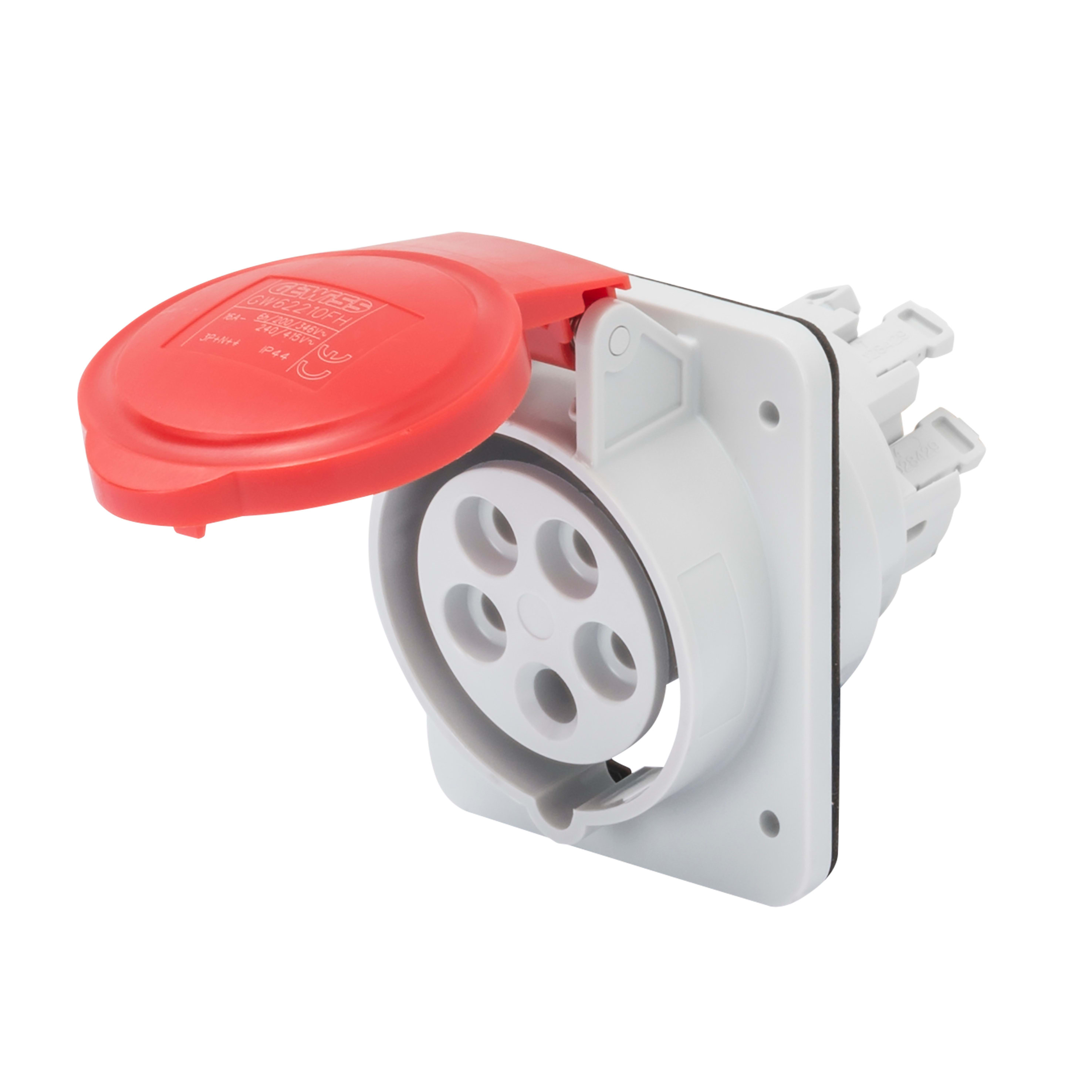 GEWISS - GEWGW62208FH PR.INC.10 HP IP44 2P+T 16A 400V 9H CR