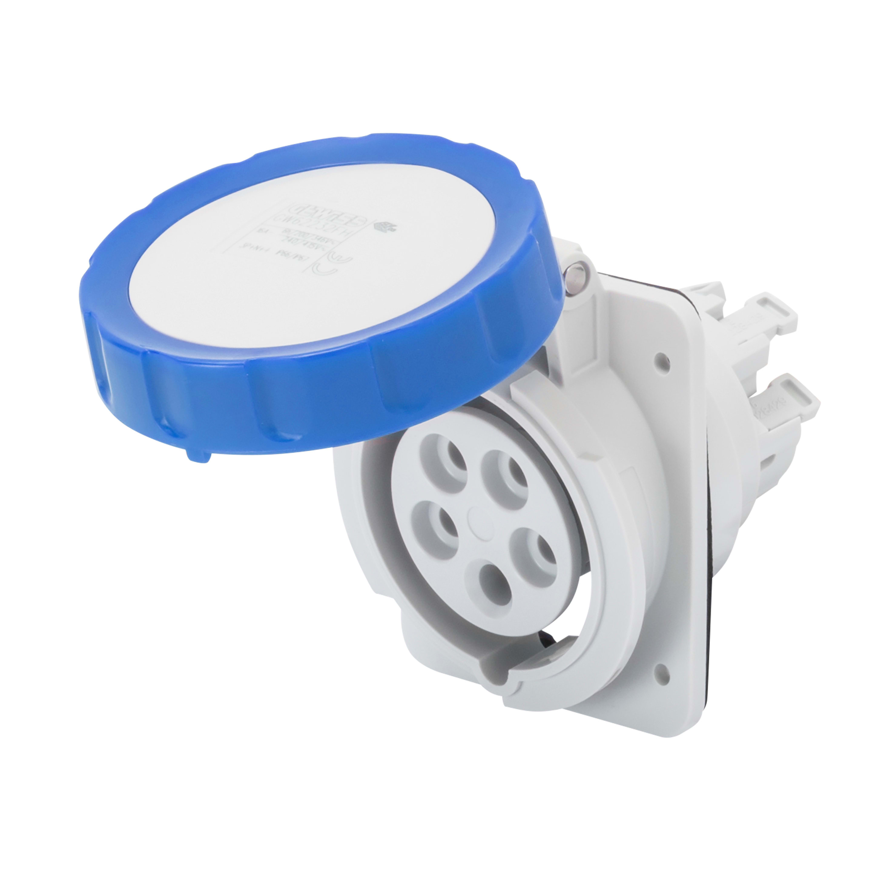 GEWISS - GEWGW62239FH PR.INC.10°HP IP67 3P+T 32A 230V 9H CR