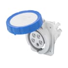 GEWISS - GEWGW62239FH PRESA FISSA DA INCASSO A 10° HP - IP66/IP67 - 3P+T 32A 200-250V 50/60HZ - BLU - 9H - CABLAGGIO RAPIDO