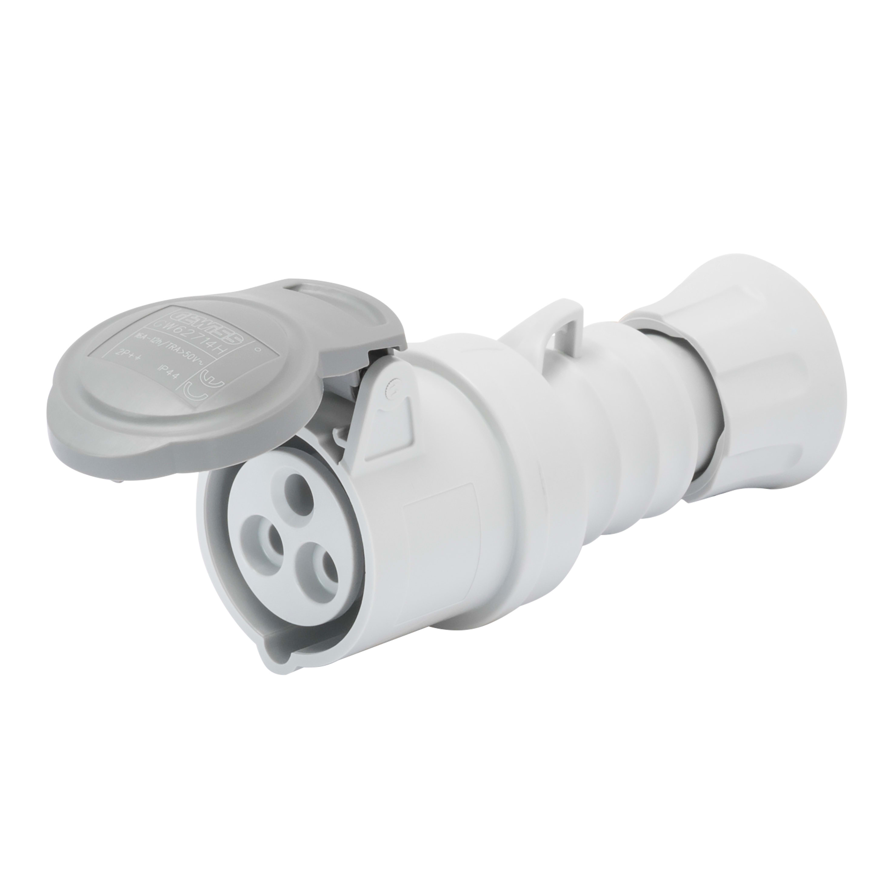 GEWISS - GEWGW62717H PRESA MOB.HP IP44 2P+T 16A >250VCC 8H