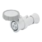 GEWISS - GEWGW62764H PRESA MOBILE DIRITTA HP - IP66/IP67/IP68/IP69 - 2P+T 32A TRASFORMATORE 50/60HZ - GRIGIO - 12H - CABLAGGIO A VITE