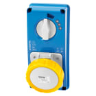 GEWISS - GEWGW66153N PR.BL IP67 S.F.3P+N+T 16A 110V 4H MT60C