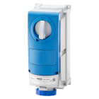 GEWISS - GEWGW66506 PRESA BL.IP66 C.F.3P+N+T 16A 230V 9H DIR