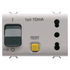 GEWISS - GEWGW13321 PRESA INTERBLOCCATA - 2P+T 16A - P17-P11 - CON INTERRUTTORE MT DIFFERENZIALE 1P+N 16A - 230V ac - 3 MODULI - NATURAL BEIGE SATINATO - CHORUSMART