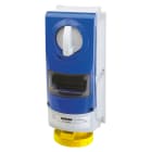 GEWISS - GEWGW66814 PRESA FISSA INTERBLOCCATA VERTICALE - SENZA FONDO - IMPIEGHI GRAVOSI - CON BASE PORTAFUSIBILI - 3P+N+T 32A 100-130V-50/60HZ 4H - IP66