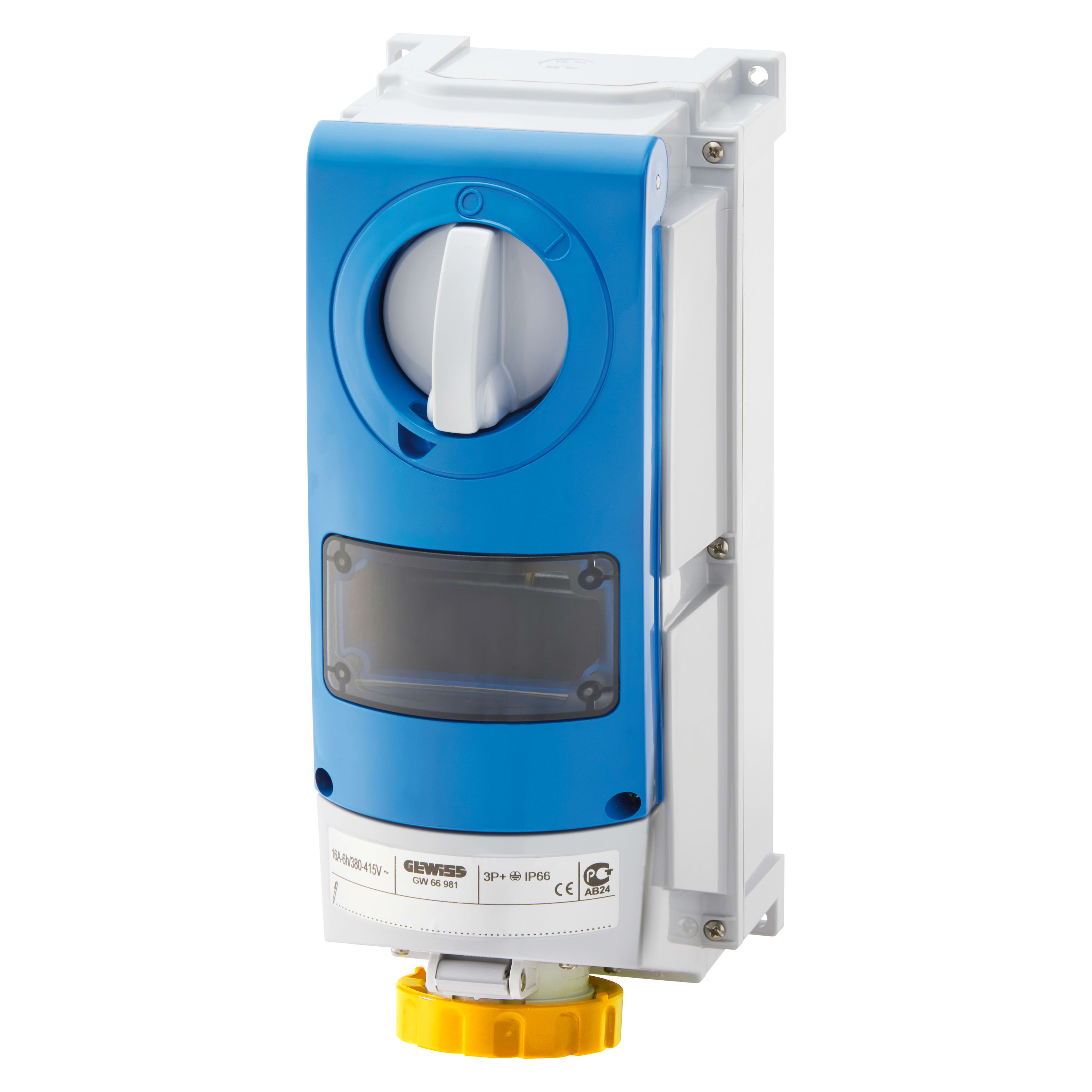 GEWISS - GEWGW66987 PRESA BL.IP66 C.F.3P+N+T 32A 110V 4H A.M