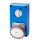 GEWISS - GEWGW67262N PR.BL IP67 C.F.2P+T 63A 400V 9H SBF