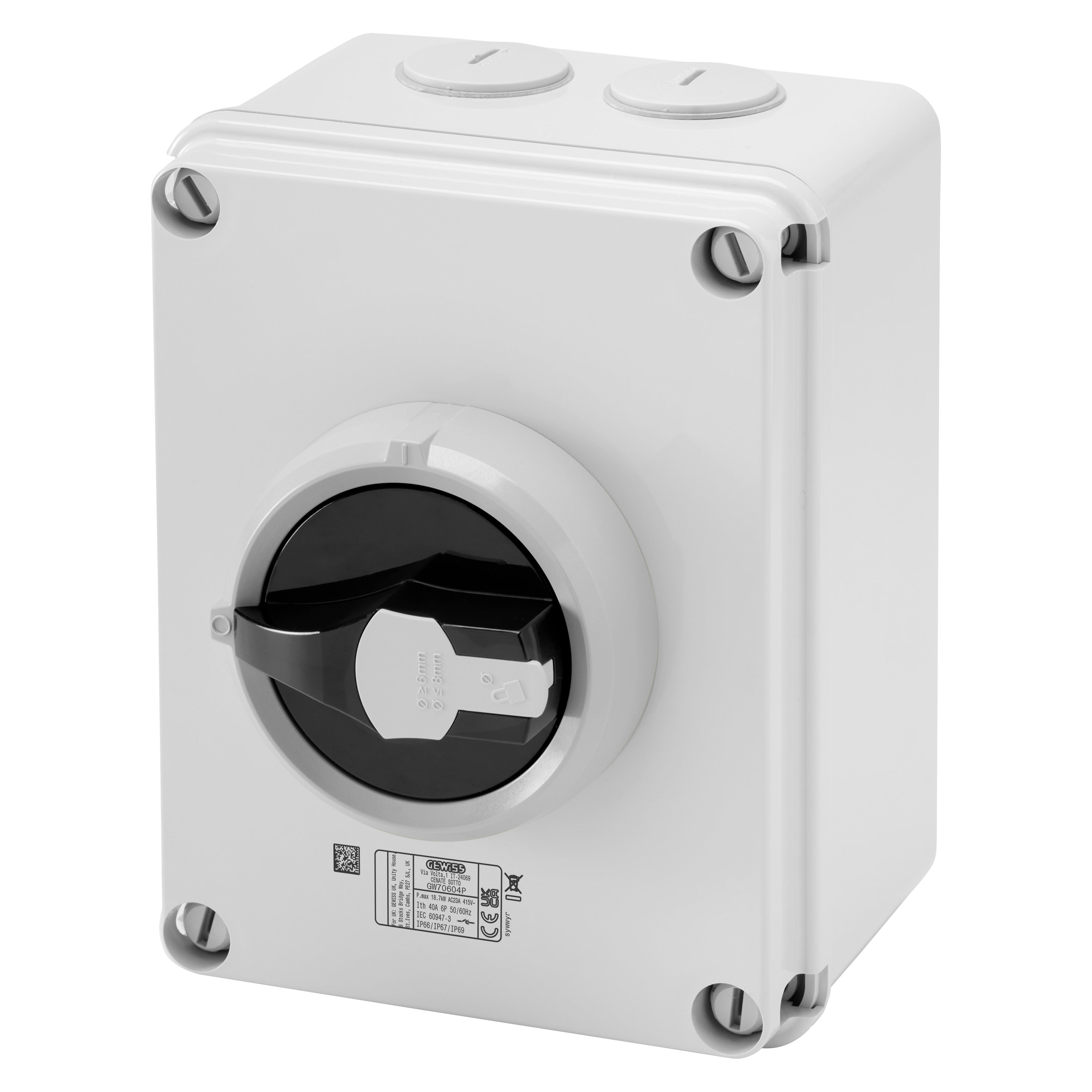 GEWISS - GEWGW70235 INT.ROT. CASSETTA ISO 3P 25A DC
