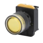 GEWISS - GEWGW74345 PULSANTE CON GUARDIA LUMINOSO GIALLO