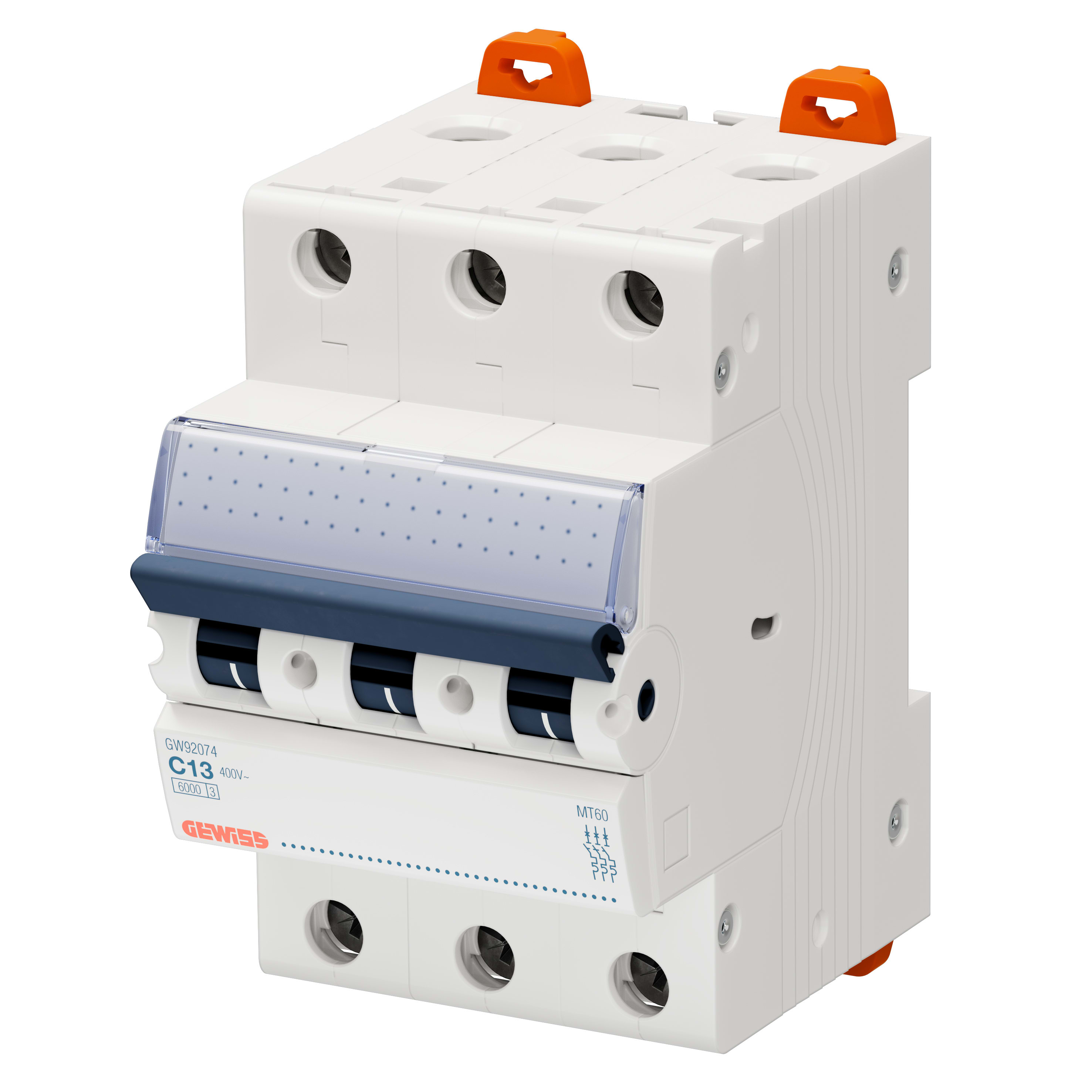GEWISS - GEWGW92074 INT. MAGNETOTERMICO 3P C13 6KA 3M
