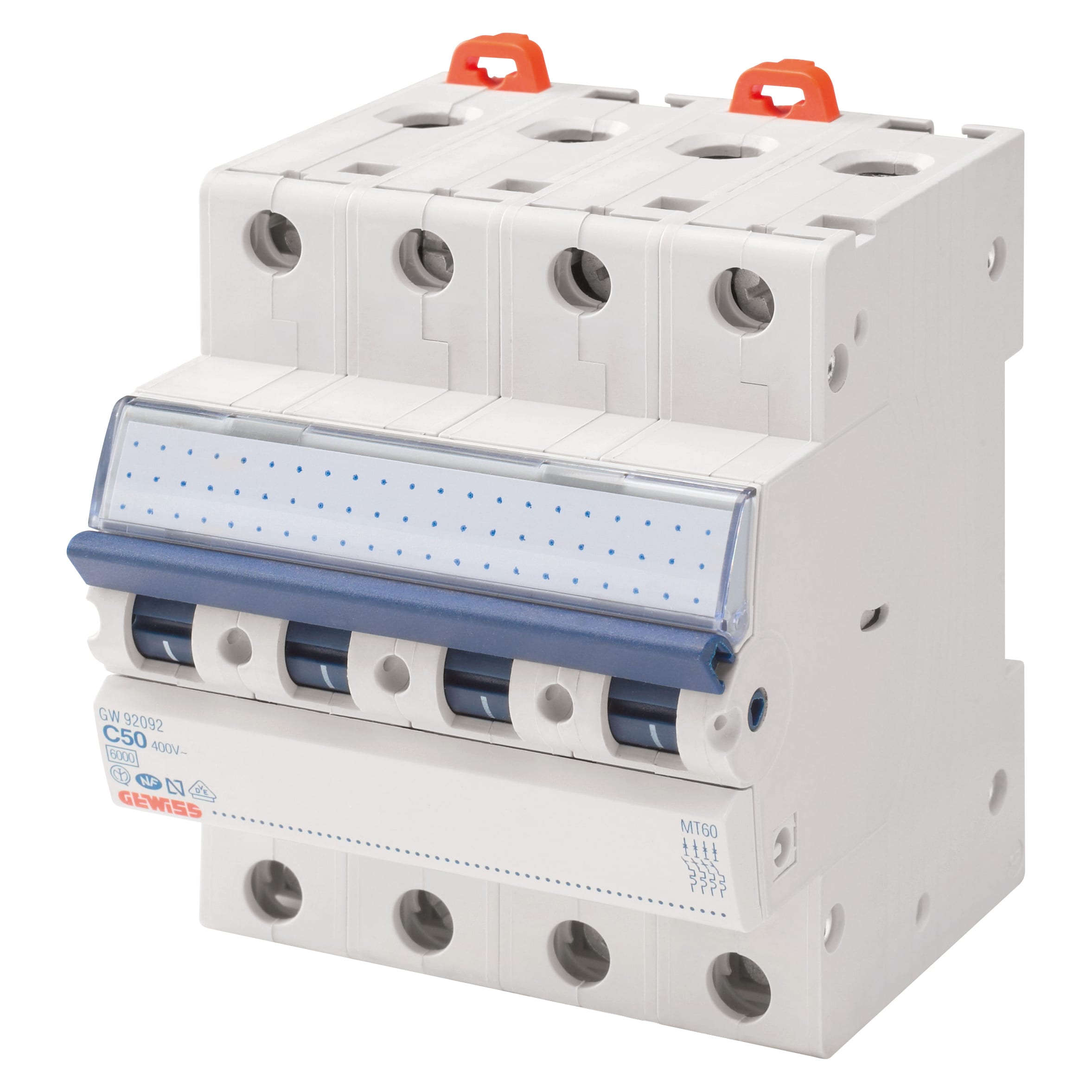 GEWISS - GEWGW92294 INT.MAGNETOTERMICO 4P B13 6KA 4M