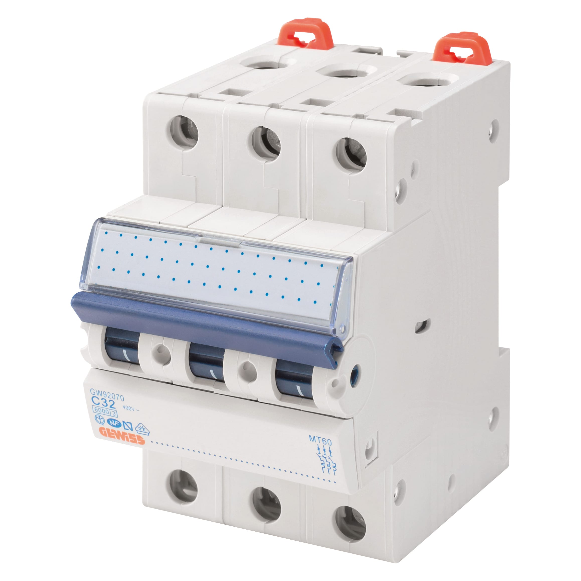 GEWISS - GEWGW92474 INT. MAGNETOTERMICO 3P D13 6KA 3M