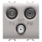 GEWISS - GEWGW13382 PRESA TV+FM+SAT 2M BEIGE