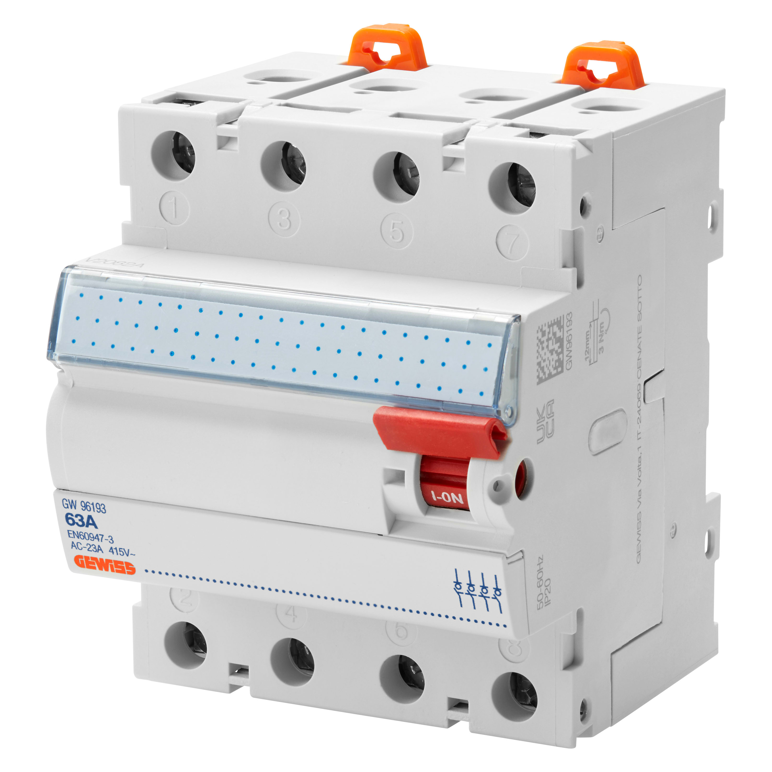 GEWISS - GEWGW96194 INT.MANOVRA-SEZIONATORE ACC.4P 80A