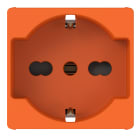 GEWISS - GEWGWC20287 PRESA 2P+T 10/16A STD IT/TED 2M ARANCIO