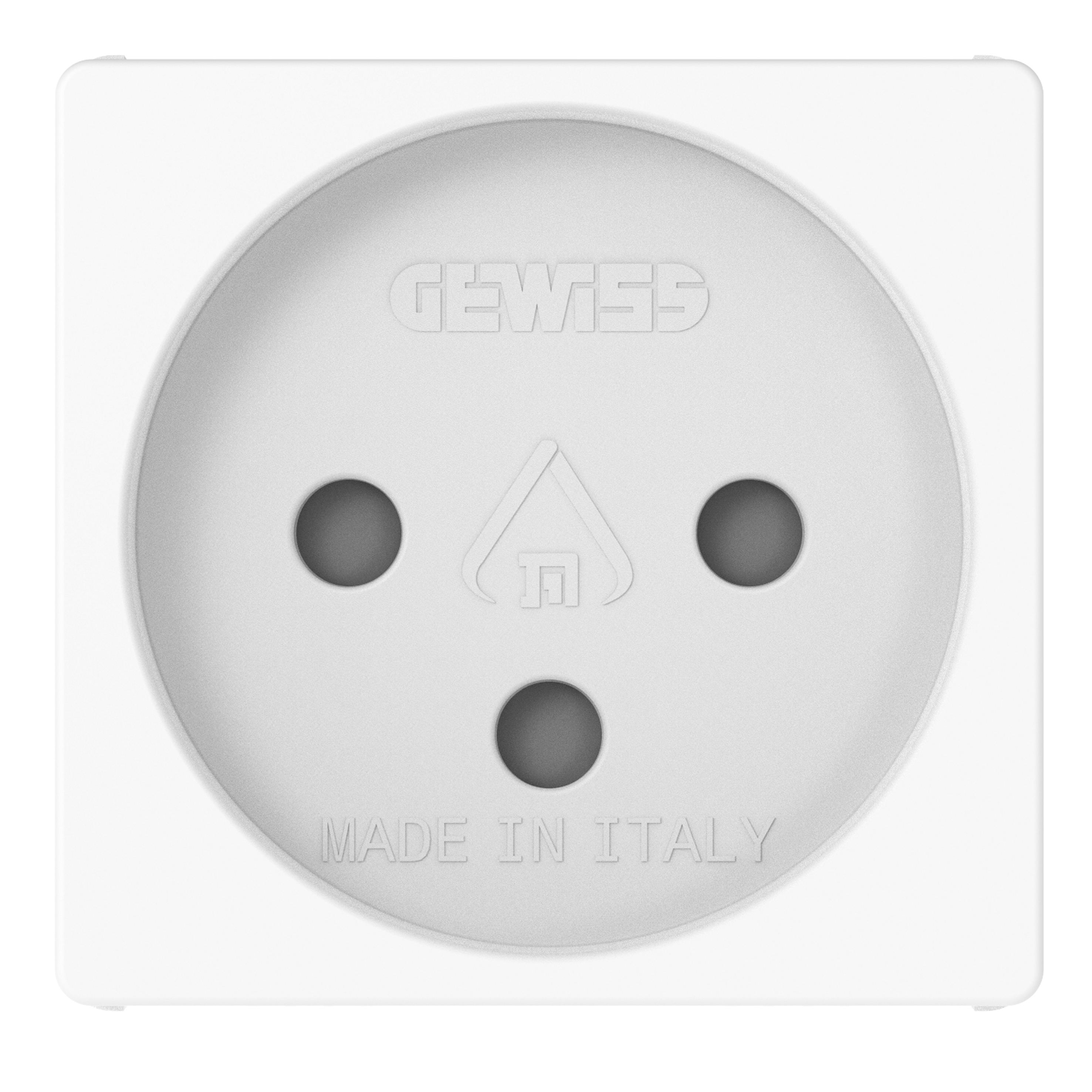 GEWISS - GEWGWC20220 PRESA 2P+T 16A STD ISR 2M BIANCO